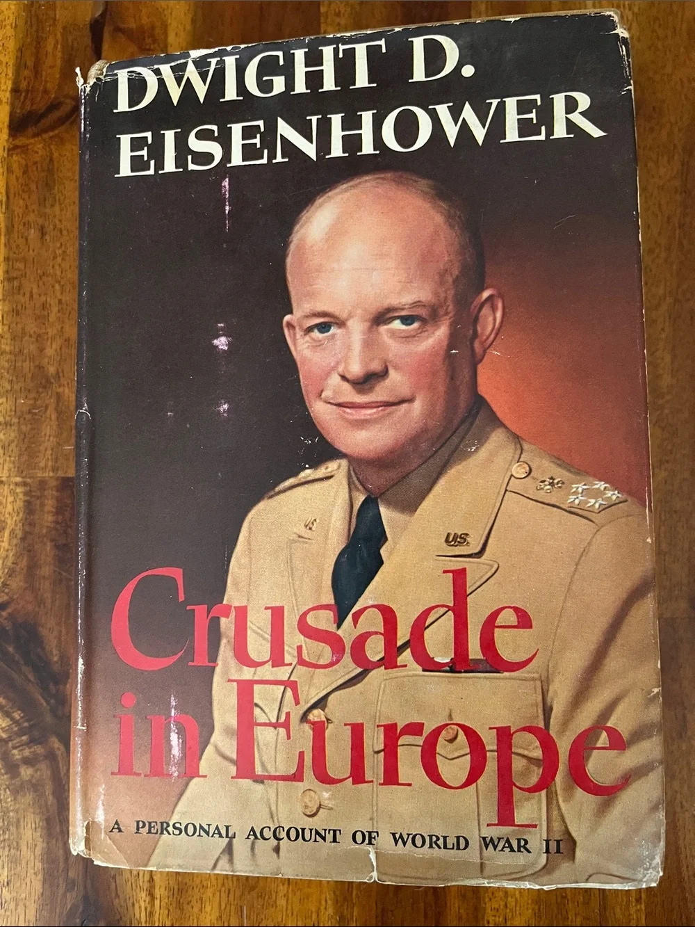 Crusade in Europe by Dwight D. Eisenhower Vtg 1948 World War II HC/DJ 40s Book